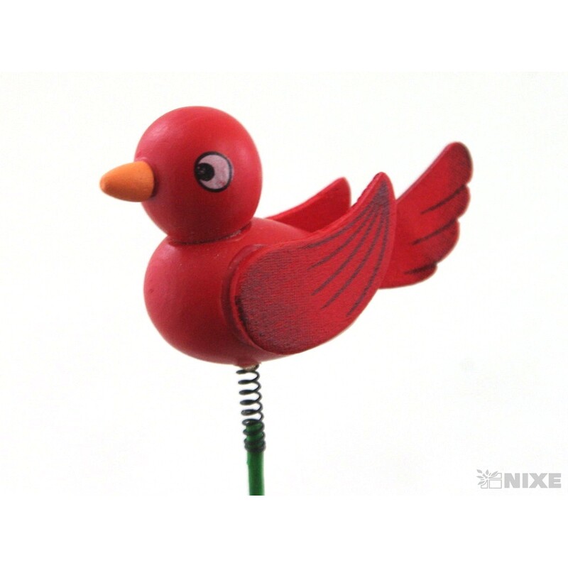 ZÁPICH PTÁČEK 5,5x25x3,5cm 6ks*MIX BAREV