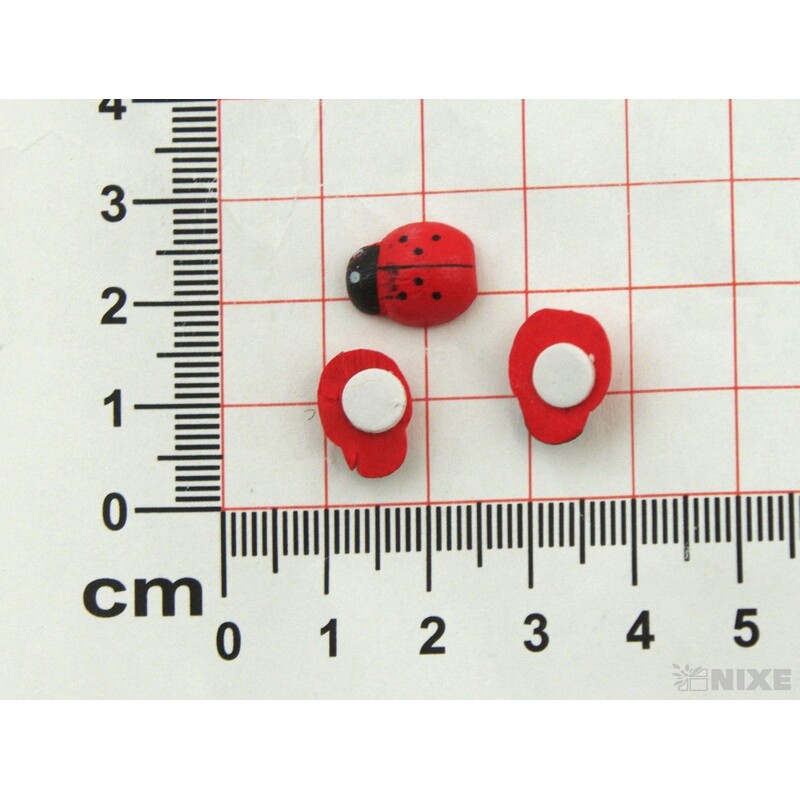 BERUŠKA NALEPOVACÍ 1,2cm 36ks*ČERVENÁ