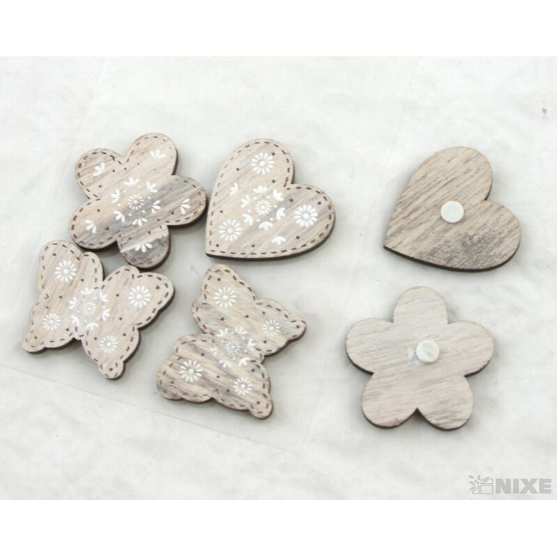 DOPLŇKY NALEPOVACÍ 5cm 6ks*MIX BAREV