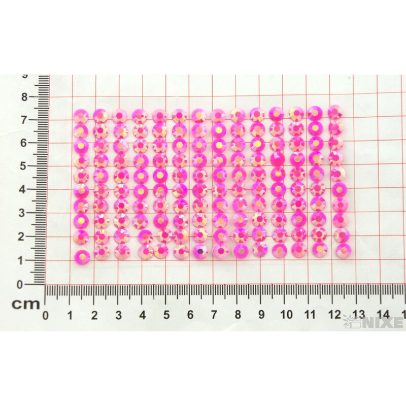PERLIČKY NALEPOVACÍ 6mm 140ks*RŮŽOVÁ