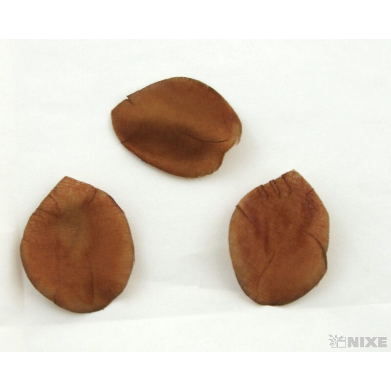 OKVĚTNÍ LÍSTKY RŮŽÍ 100ks*HNĚDÁ