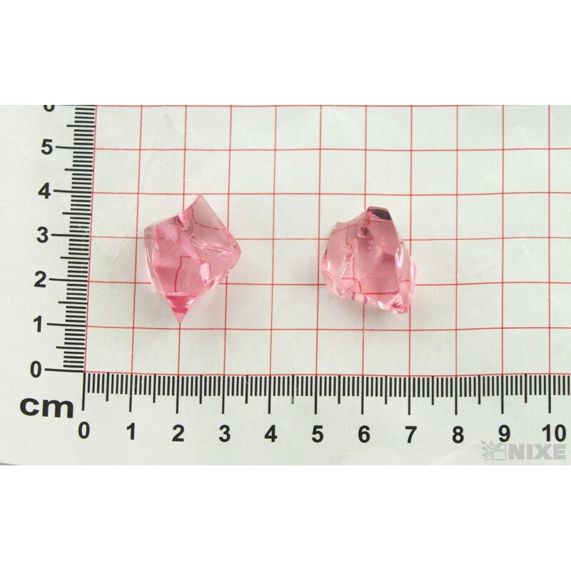 KAMÍNKY 25mm cca 500g*RŮŽOVÁ SV.