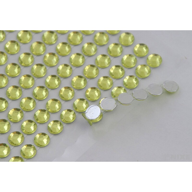 PERLIČKY NALEPOVACÍ 6mm 260ks*ZELENÁ SV.