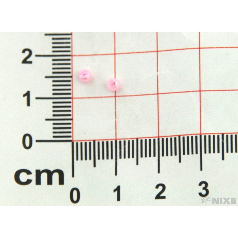 KORÁLKY 3mm 50g*RŮŽOVÁ SV.