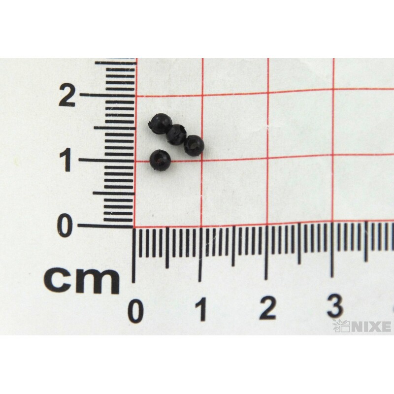 KORÁLKY 3mm 50g*ČERNÁ