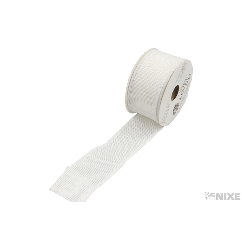 STUHA JUTA 4cmx7yd*BÍLÁ