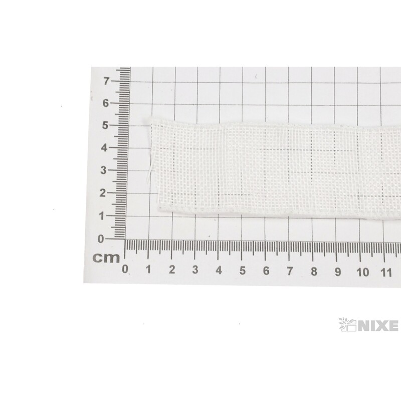 STUHA JUTA 4cmx7yd*BÍLÁ