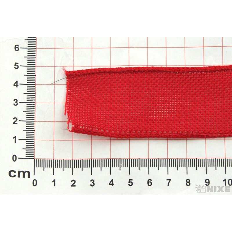 STUHA JUTA 4cmx7yd*ČERVENÁ V+