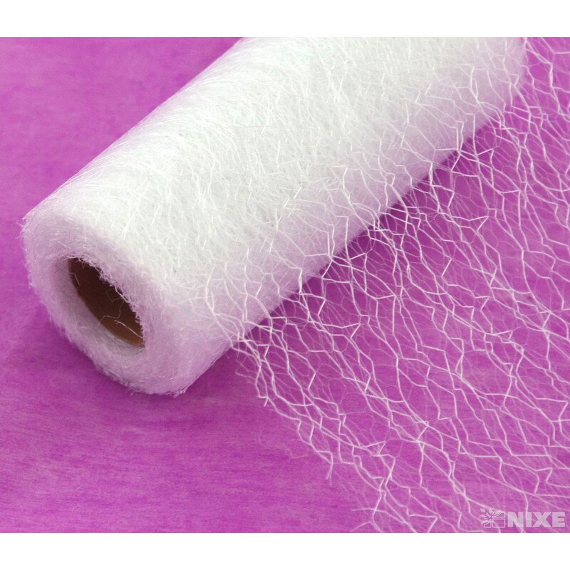 SPIDER ORGANZA 12cmx8m*BÍLÁ