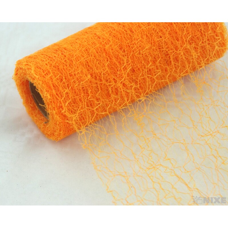 SPIDER ORGANZA 12cmx8m*ORANŽOVÁ