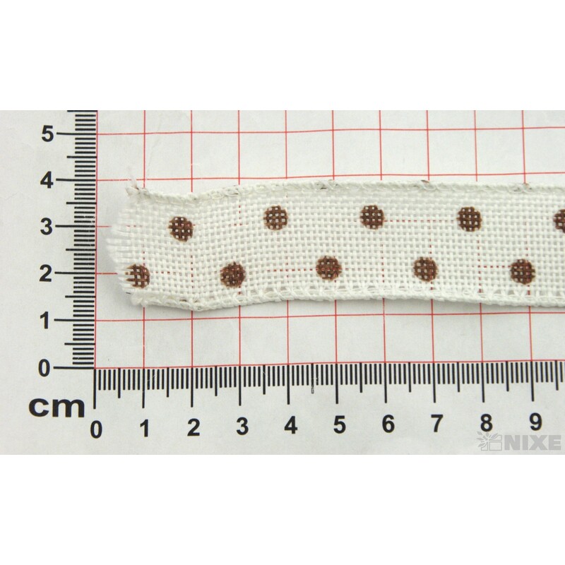 STUHA PUNTÍK 188 25mmx7yd*BÍLÁ