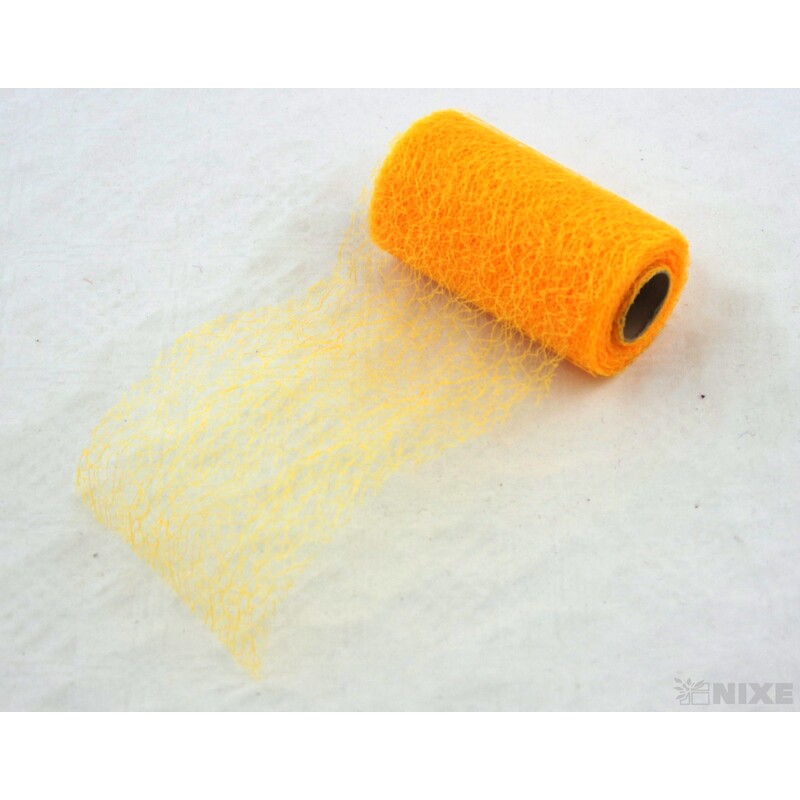 SPIDER ORGANZA 9,5cmx10yd*ŽLUTÁ TM. 051