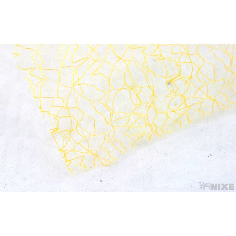 SPIDER ORGANZA 9,5cmx10yd*ŽLUTÁ TM. 051