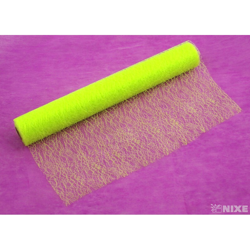 SPIDER ORGANZA 38cmx10yd*ZELENÁ SV. 011