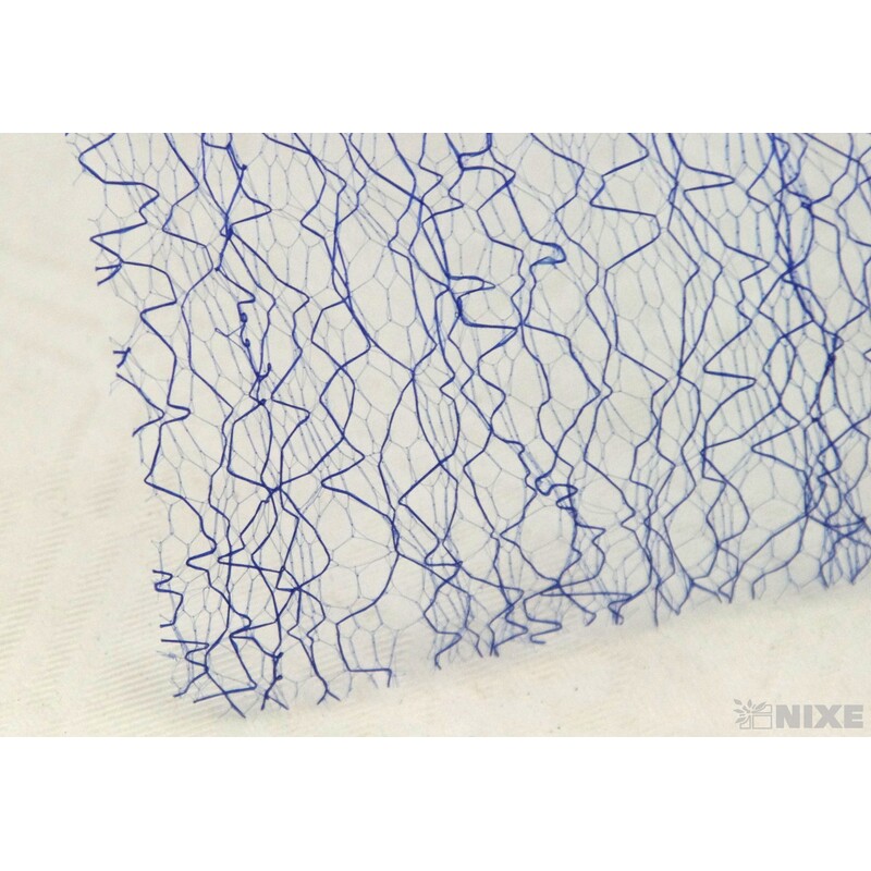 SPIDER ORGANZA 38cmx10yd*MODRÁ TM. 17