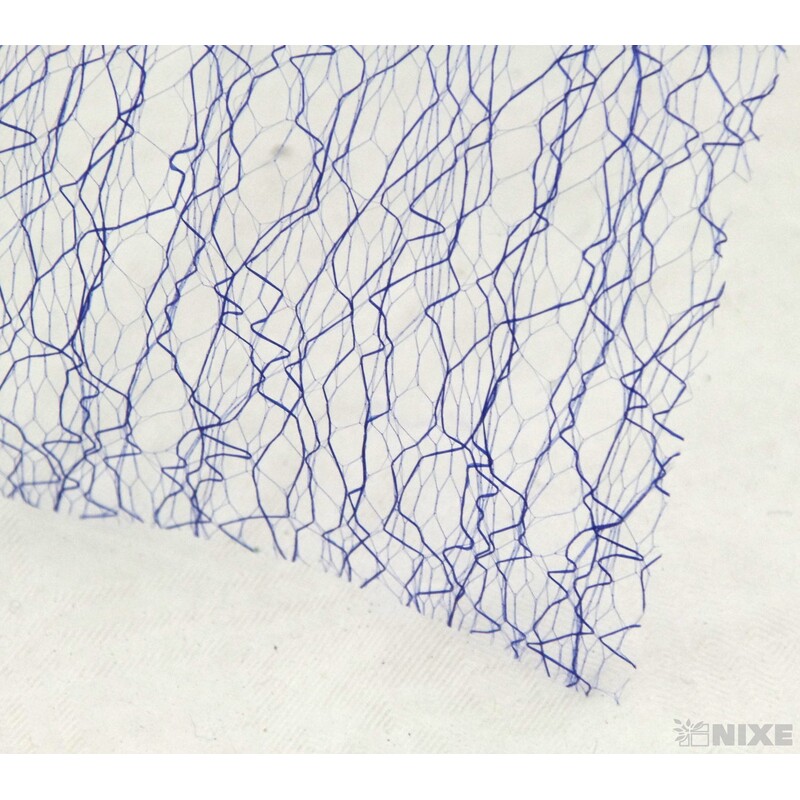 SPIDER ORGANZA 9,5cmx10yd*MODRÁ TM. 17