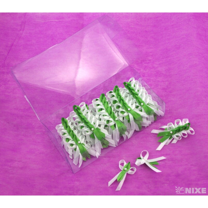 MAŠLIČKA 5cm 100ks*BÍLÁ+ZELENÁ