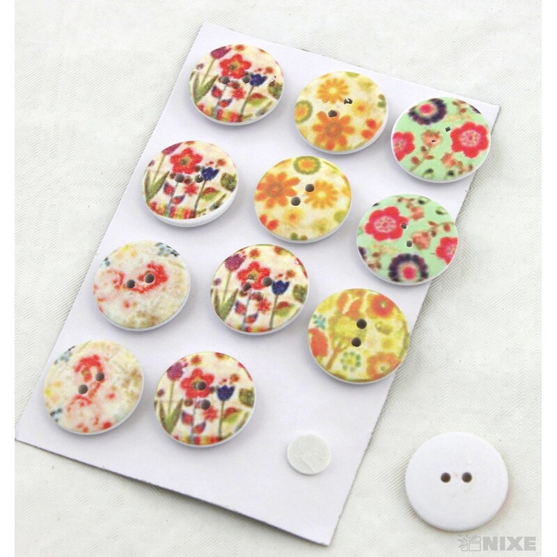 KNOFLÍK NALEP MIX 2,5cm 12ks*