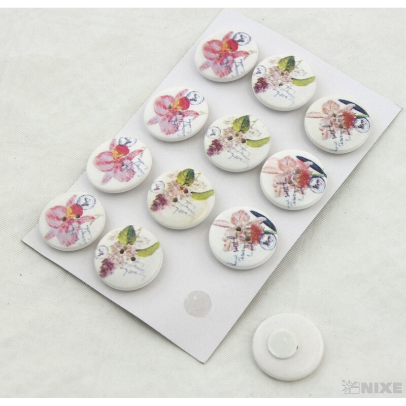 KNOFLÍK NALEP MIX 2,5cm 12ks*