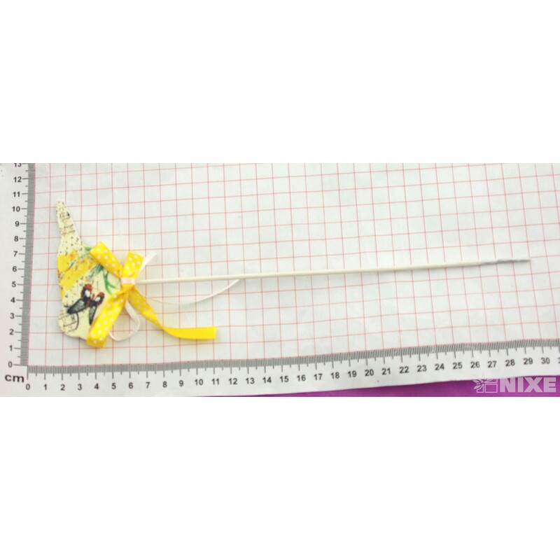 ZÁPICH PTÁČEK 12ks 6x27cm*ŽLUTÁ