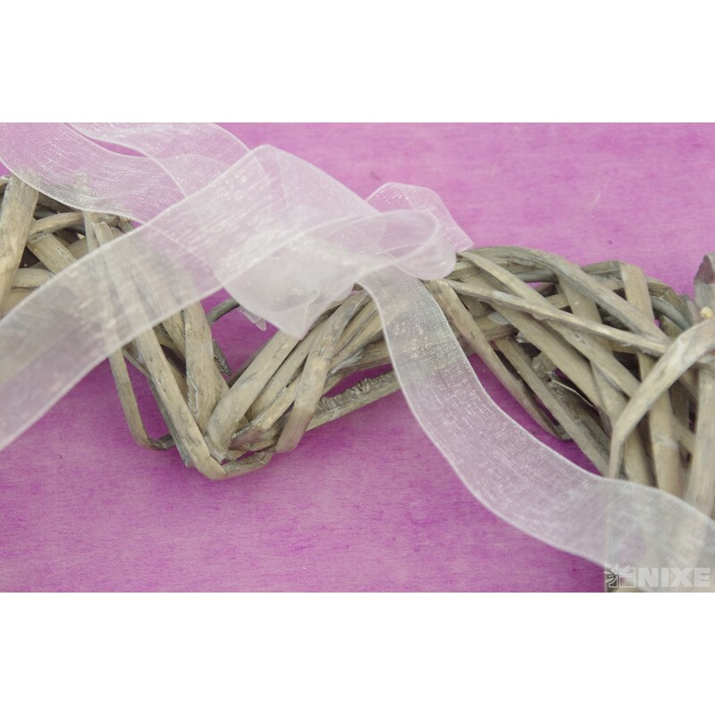 ZÁVĚS SRDCE 20cm*ŠEDÁ