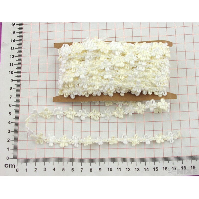 KRAJKA VLNKA 10m*BÍLÁ+KRÉMOVÁ