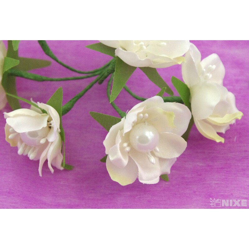 KYTIČKA PERLA 2x10cm 6ks 10sv*KRÉMOVÁ