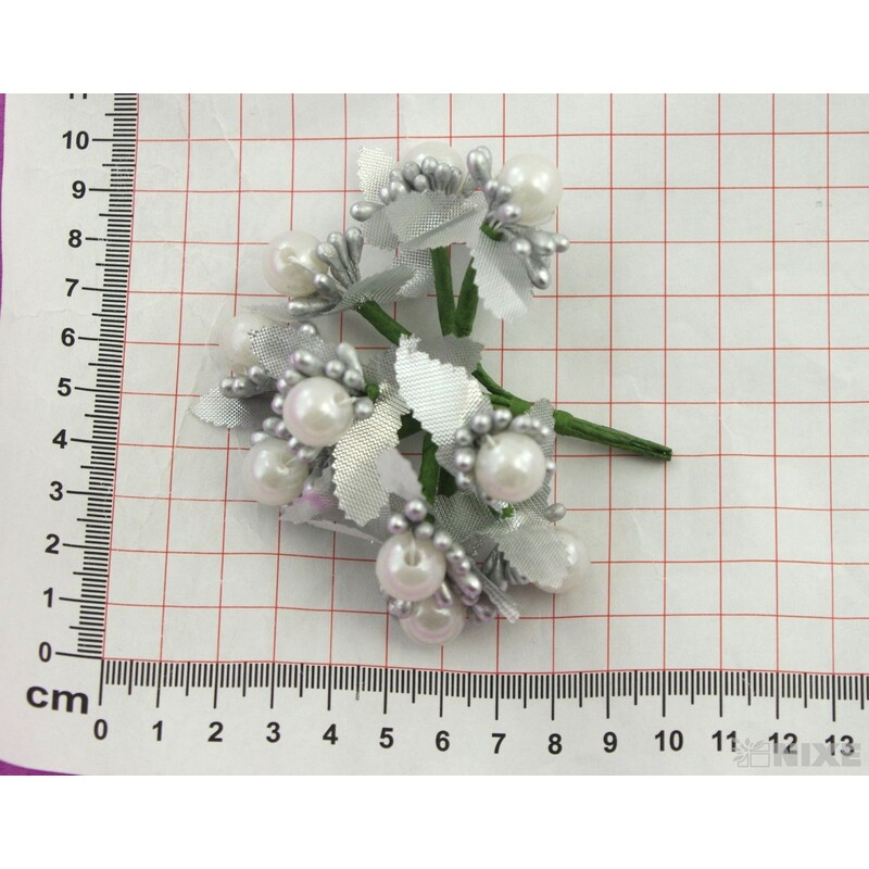 KYTIČKA 1x8cm 10ks 12sv*STŘÍBRNÁ