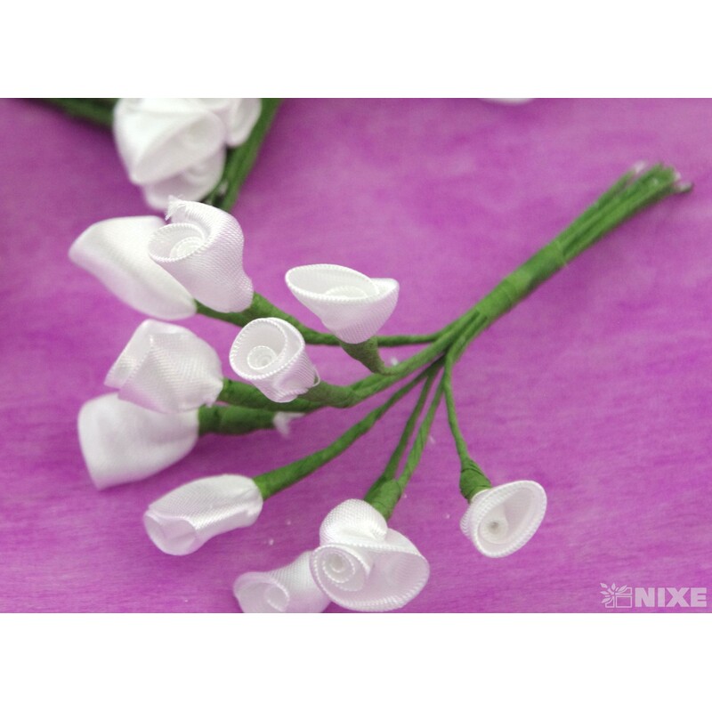 KYTIČKA SVAZEK 1x10cm 10ks 10sv*BÍLÁ