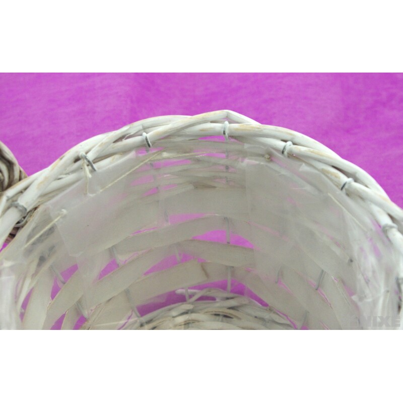 KVĚTNÍK PROUTĚNÝ 18x13cm*MIX BAREV