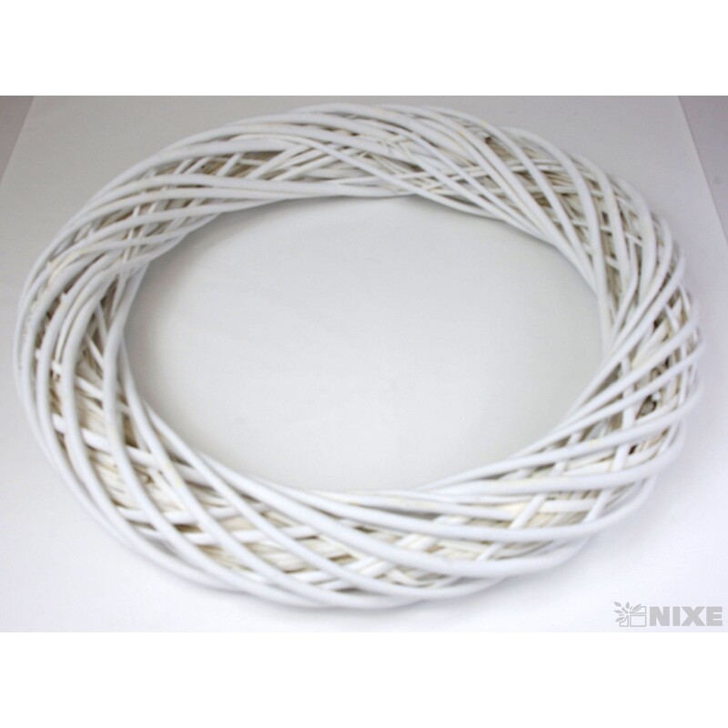 VĚNEC PROUTĚNÝ 60cm*BÍLÁ