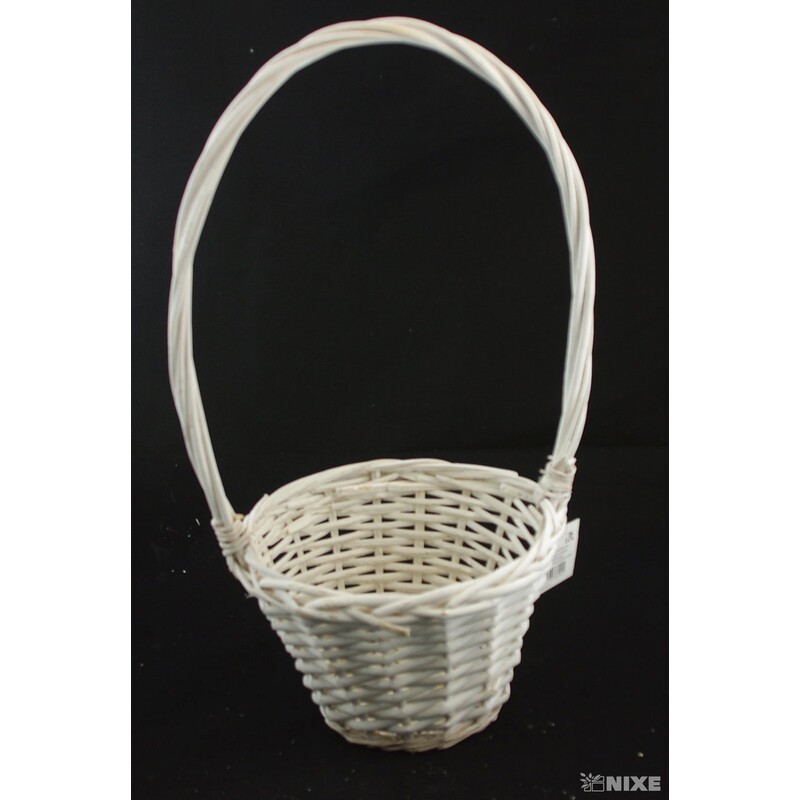 KOŠ PROUTĚNÝ 18x50x14cm*BÍLÁ