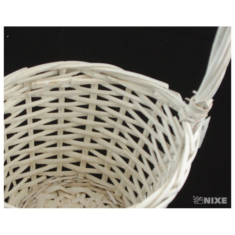 KOŠ PROUTĚNÝ 18x50x14cm*BÍLÁ