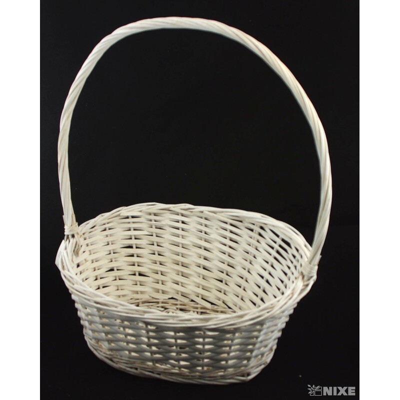 KOŠ PROUTĚNÝ 12x48x24cm*BÍLÁ