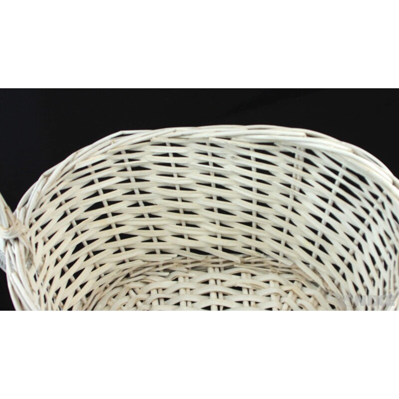 KOŠ PROUTĚNÝ 12x48x24cm*BÍLÁ