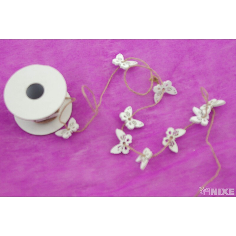 MOTÝL NA PROVÁZKU 2m*BÍLÁ