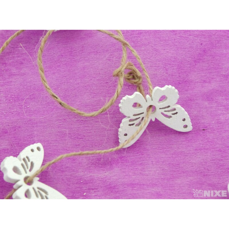 MOTÝL NA PROVÁZKU 2m*BÍLÁ