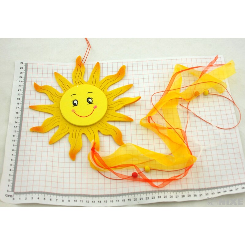 ZÁVĚS FILC SLUNCE 21x55cm*MIX BAREV