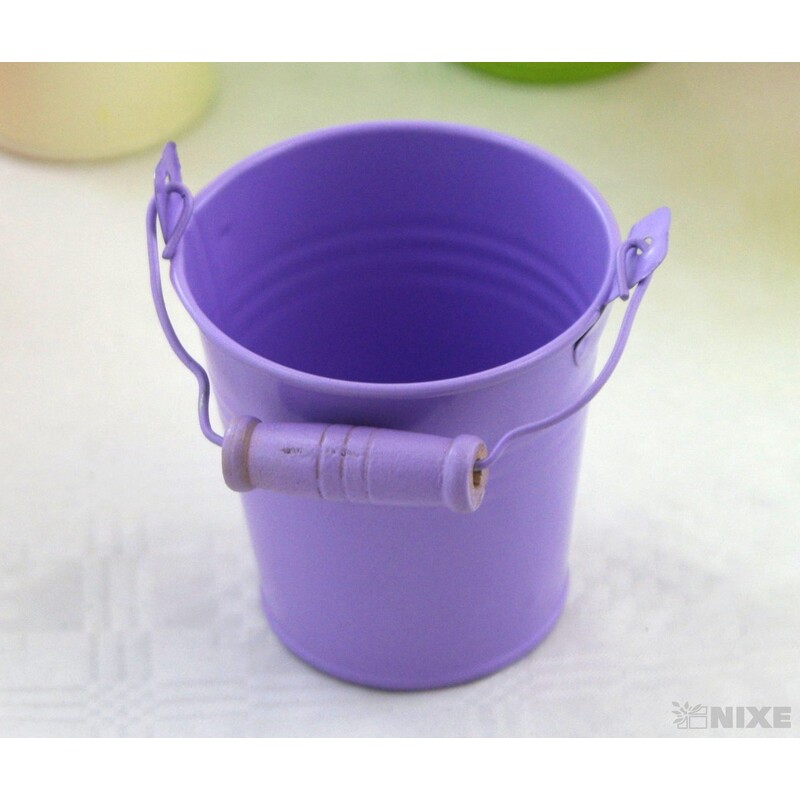 PLECHOVÝ KBELÍK 7,5x7cm*MIX BAREV