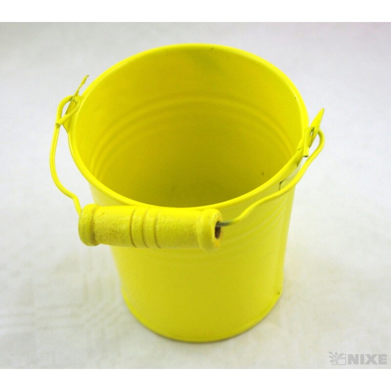 PLECHOVÝ KBELÍK 7,5x7cm*MIX BAREV