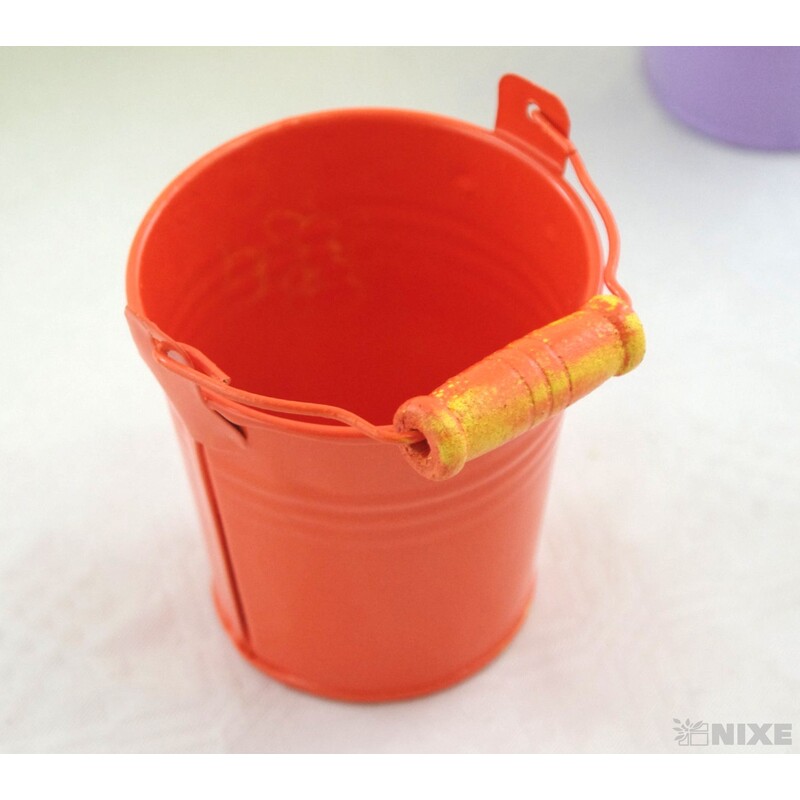 PLECHOVÝ KBELÍK 7,5x7cm*MIX BAREV