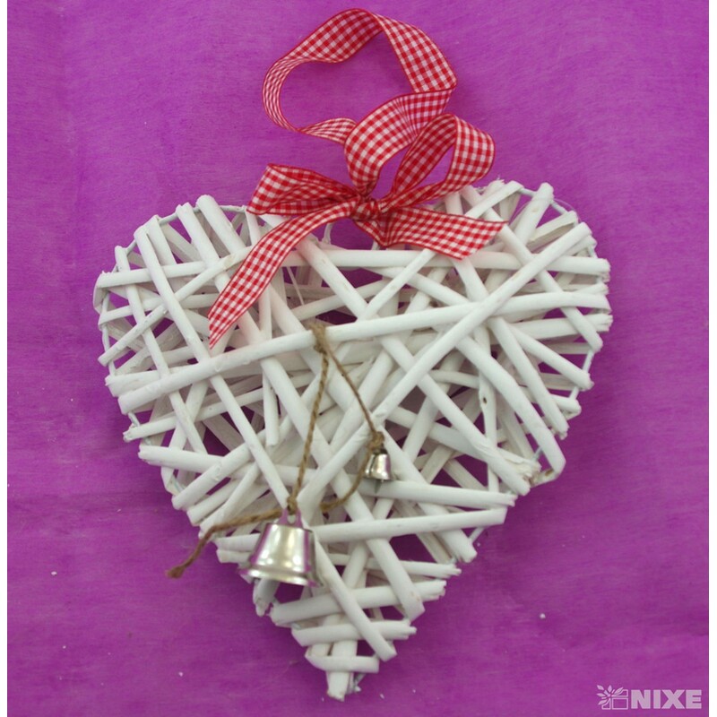 ZÁVĚS SRDCE ZDOBENÉ 20cm*