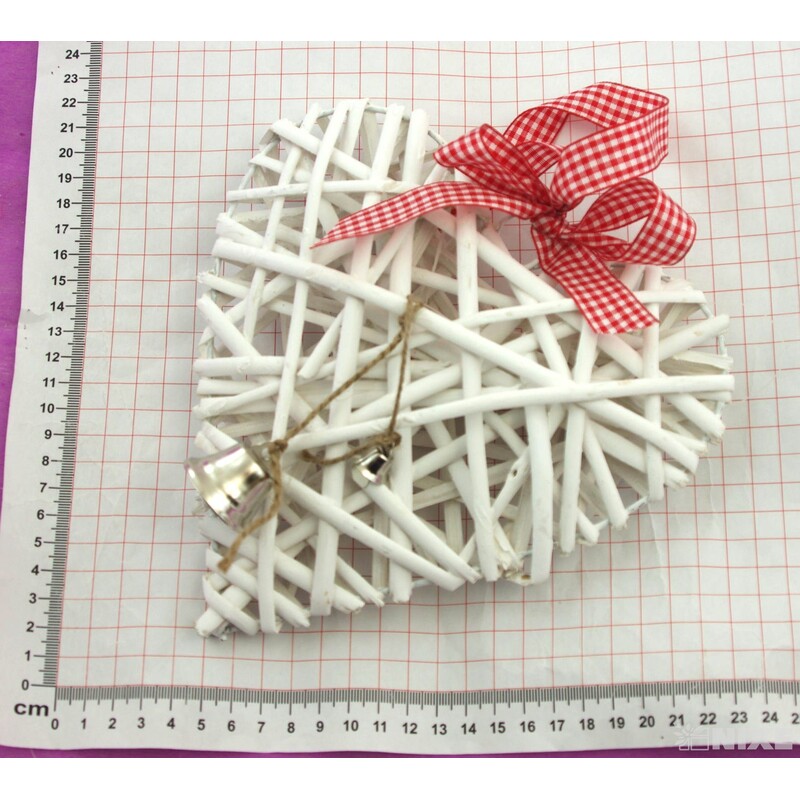 ZÁVĚS SRDCE ZDOBENÉ 20cm*