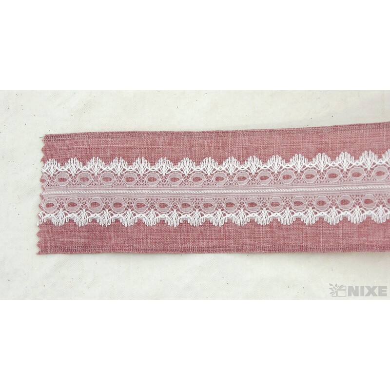 ELACE 60mmx10yd*STARORŮŽOVÁ C001 V+