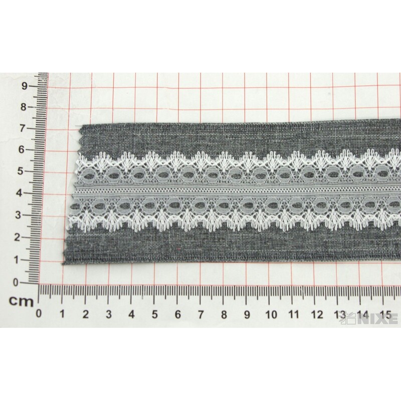 ELACE 60mmx10yd*ŠEDÁ C006 V+