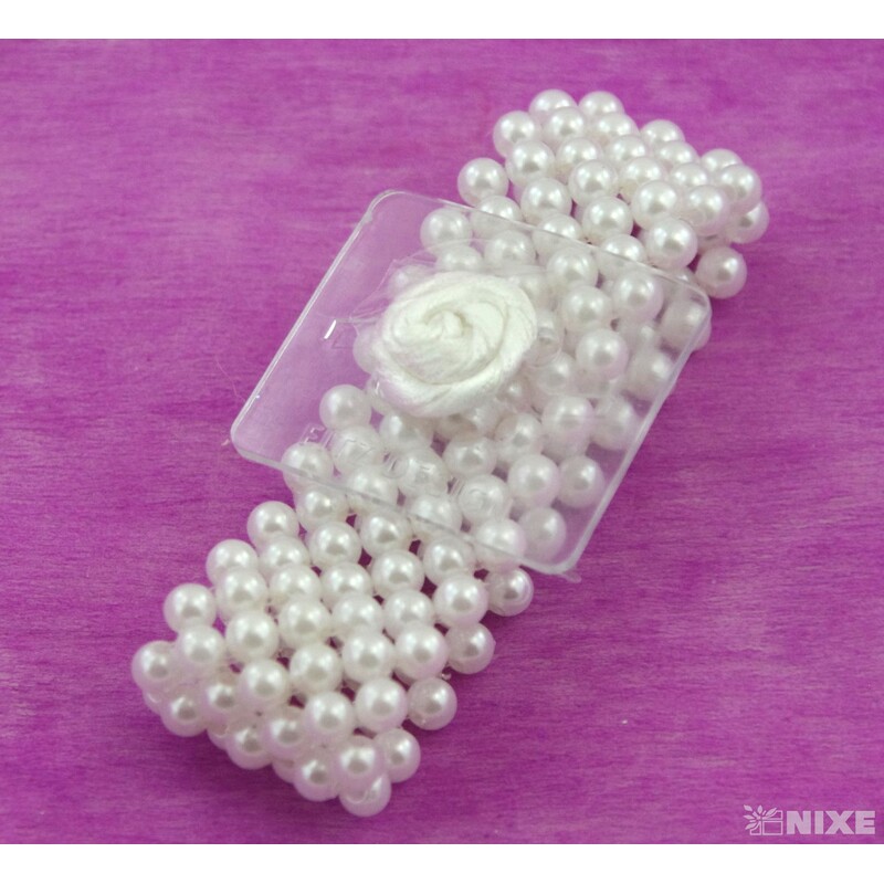 PERLOVÝ NÁRAMEK 2,5cm*BÍLÁ V+