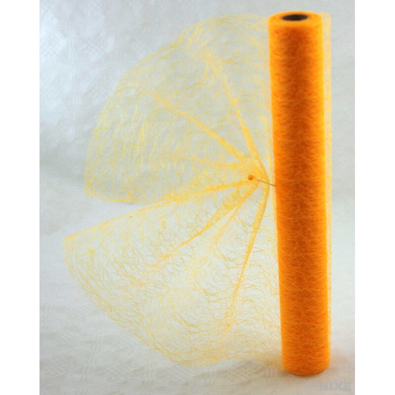 SPIDER ORGANZA 39cmx8m*ŽLUTÁ TM.