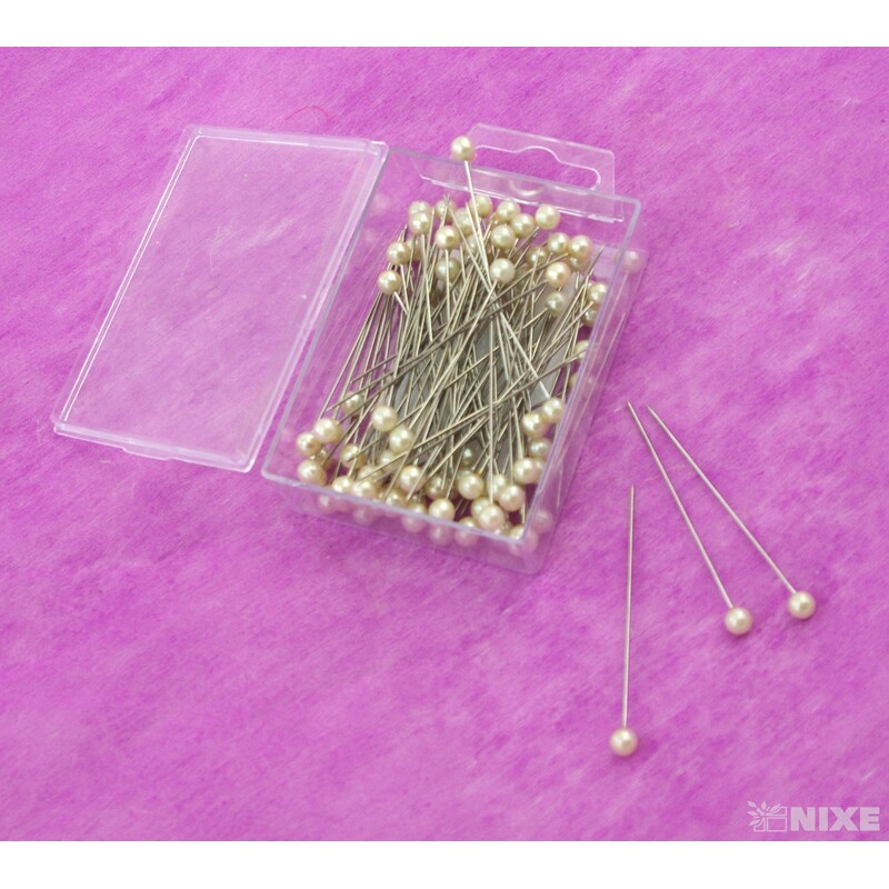 ŠPENDLÍK 6mmx6,5cm 100ks*KRÉMOVÁ