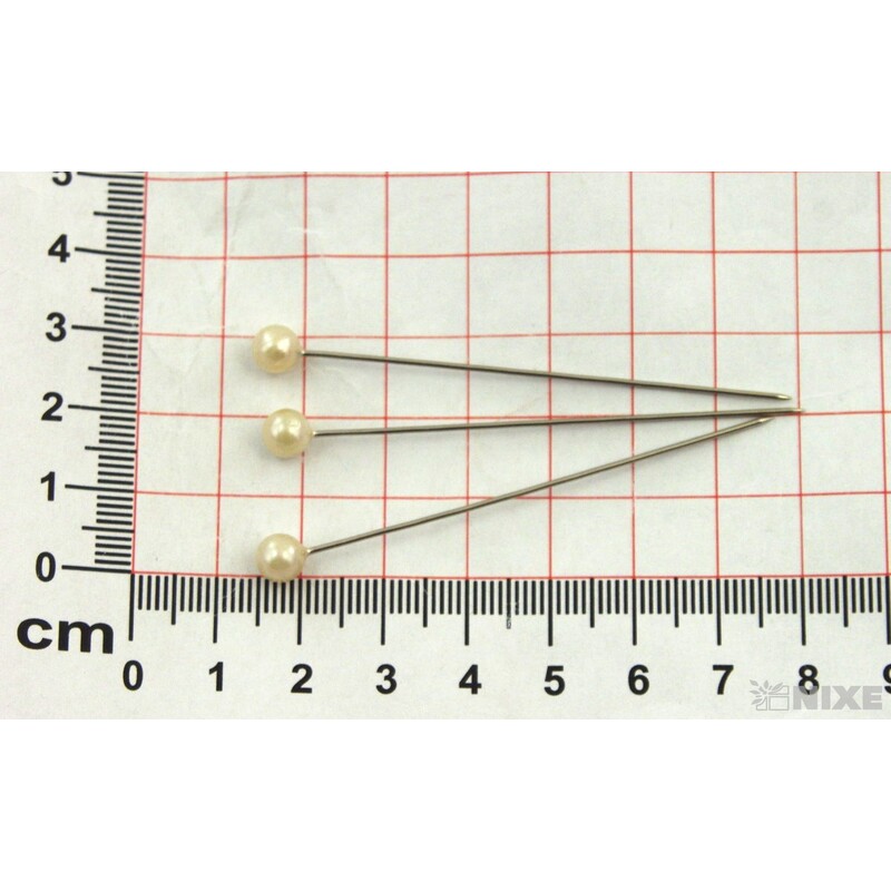 ŠPENDLÍK 6mmx6,5cm 100ks*KRÉMOVÁ