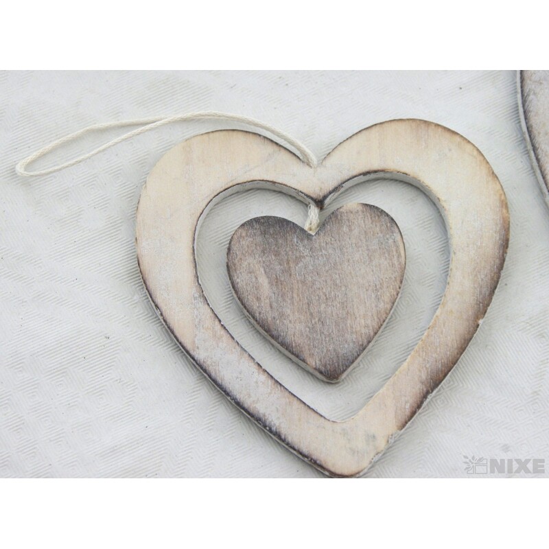 ZÁVĚS DŘEVO MIX 8cm 3ks*